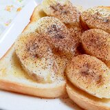 【お手伝いレシピ】　　バナナトースト